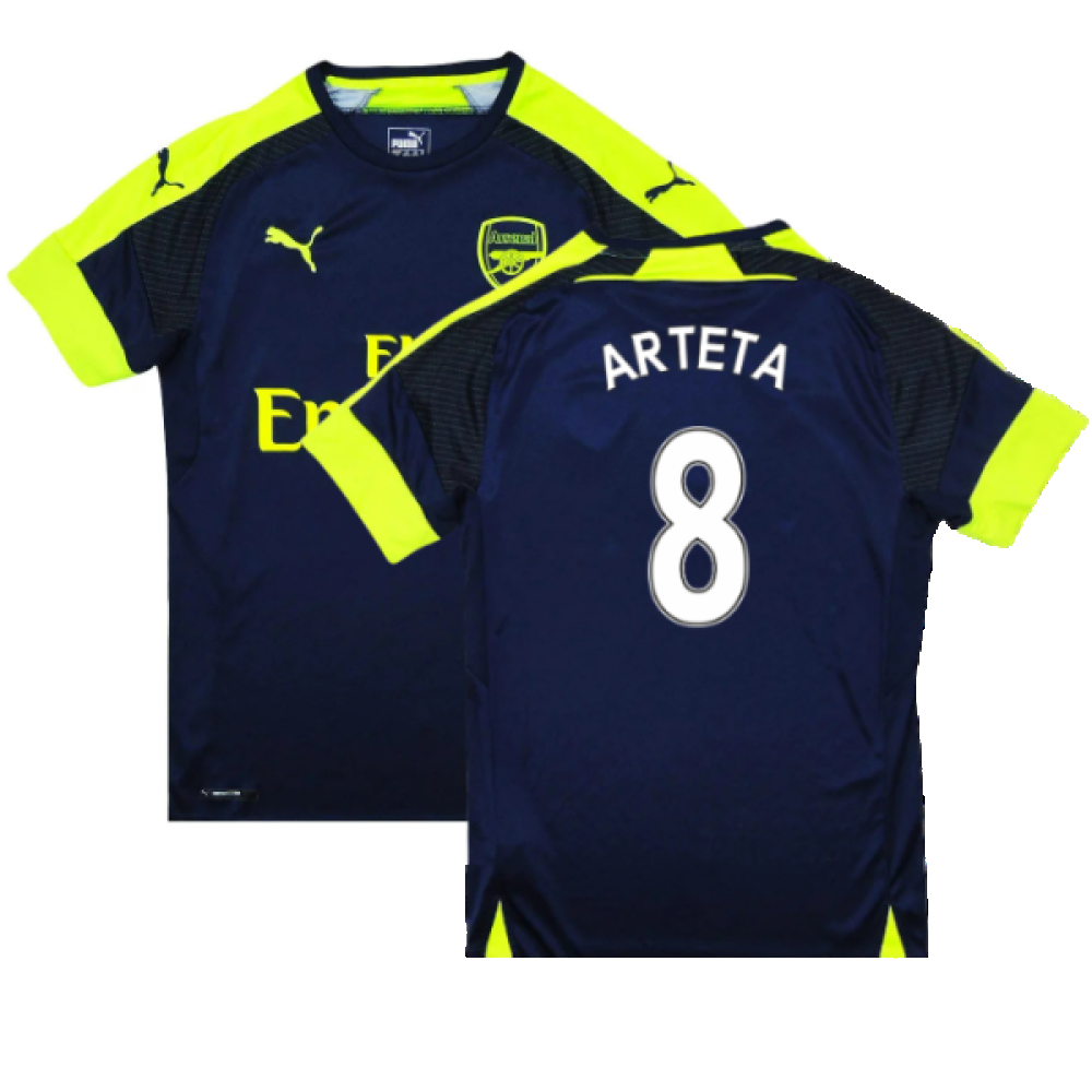 Arsenal 2016-17 Third Shirt (XS) (Mint) (ARTETA 8)_0