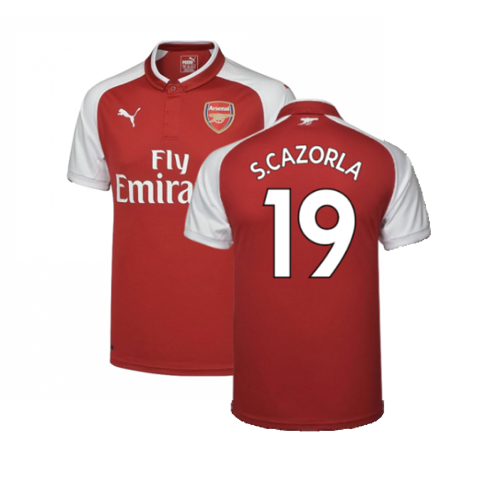 Arsenal 2017-18 Home Shirt (XS) (Very Good) (S.Cazorla 19)_0