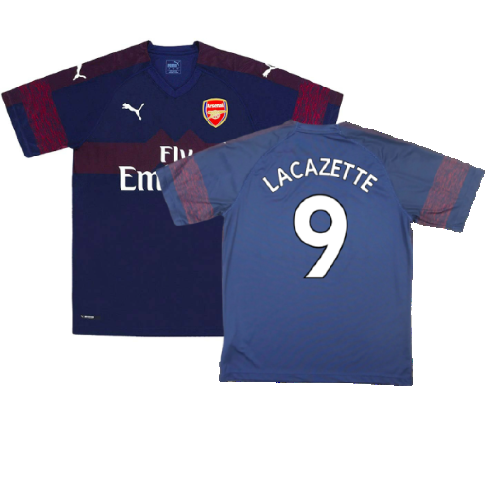 Arsenal 2018-19 Away Shirt (S) (Excellent) (Lacazette 9)_0