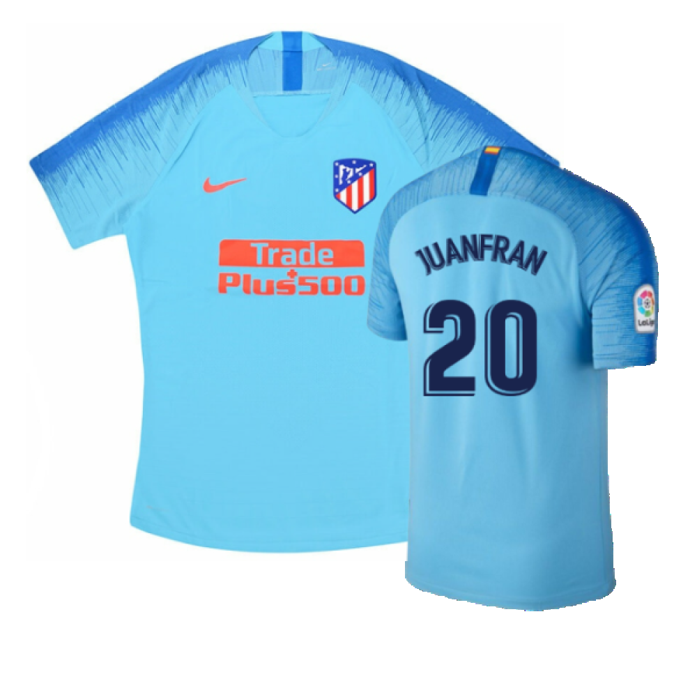 Atletico Madrid 2018-19 Away Shirt (M) (Good) (Juanfran 20)_0