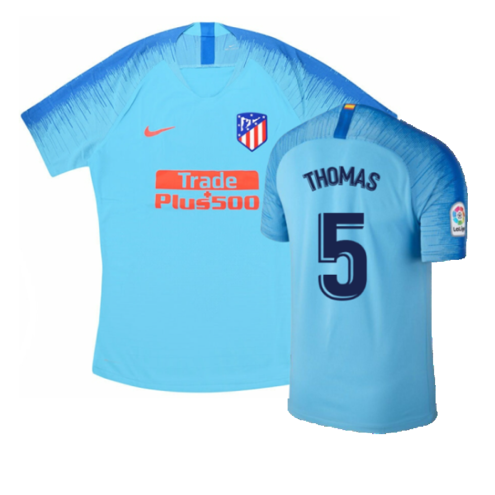 Atletico Madrid 2018-19 Away Shirt (M) (Good) (Thomas 5)_0