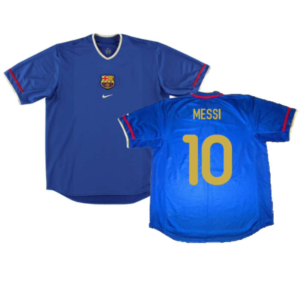 Barcelona 2001-02 Third Shirt (M) (Fair) (Messi 10)_0