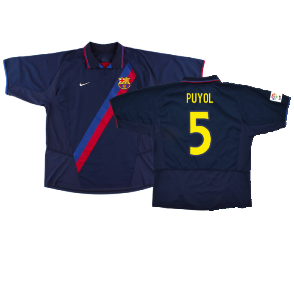 Barcelona 2002-04 Away (Excellent) (Puyol 5)_0