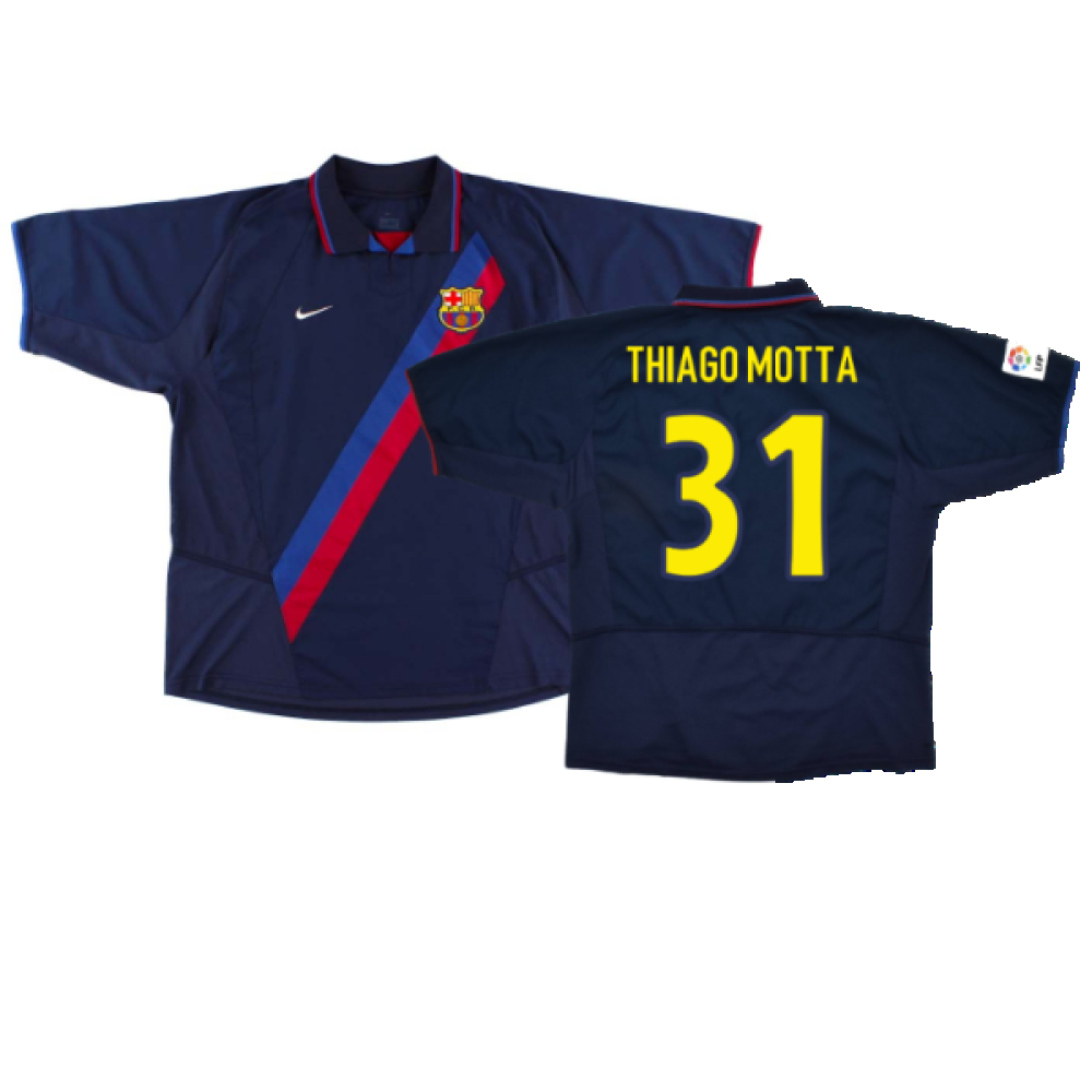 Barcelona 2002-04 Away (Excellent) (Thiago Motta 31)_0