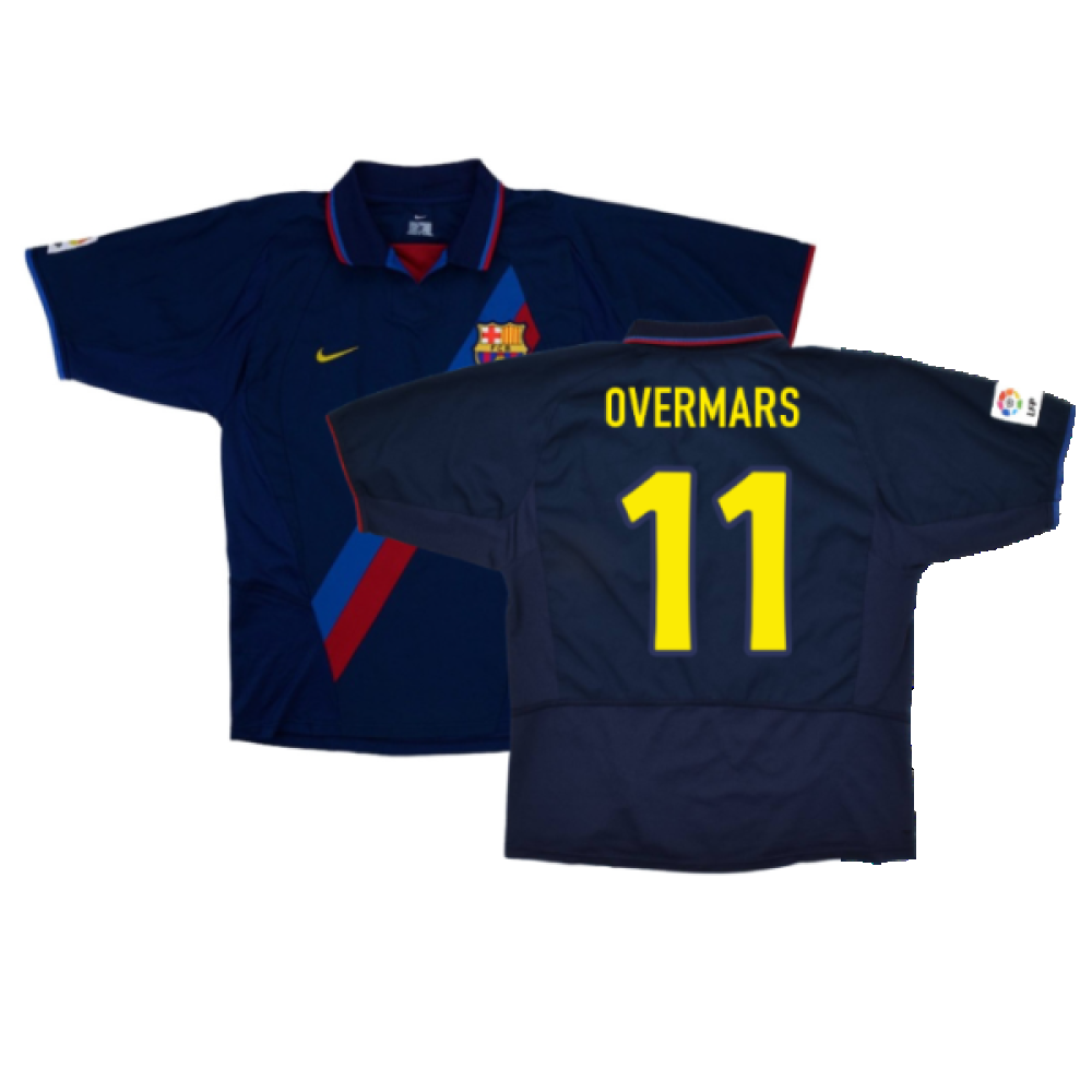 Barcelona 2003-04 Third Shirt (L) (Fair) (Overmars 11)_0