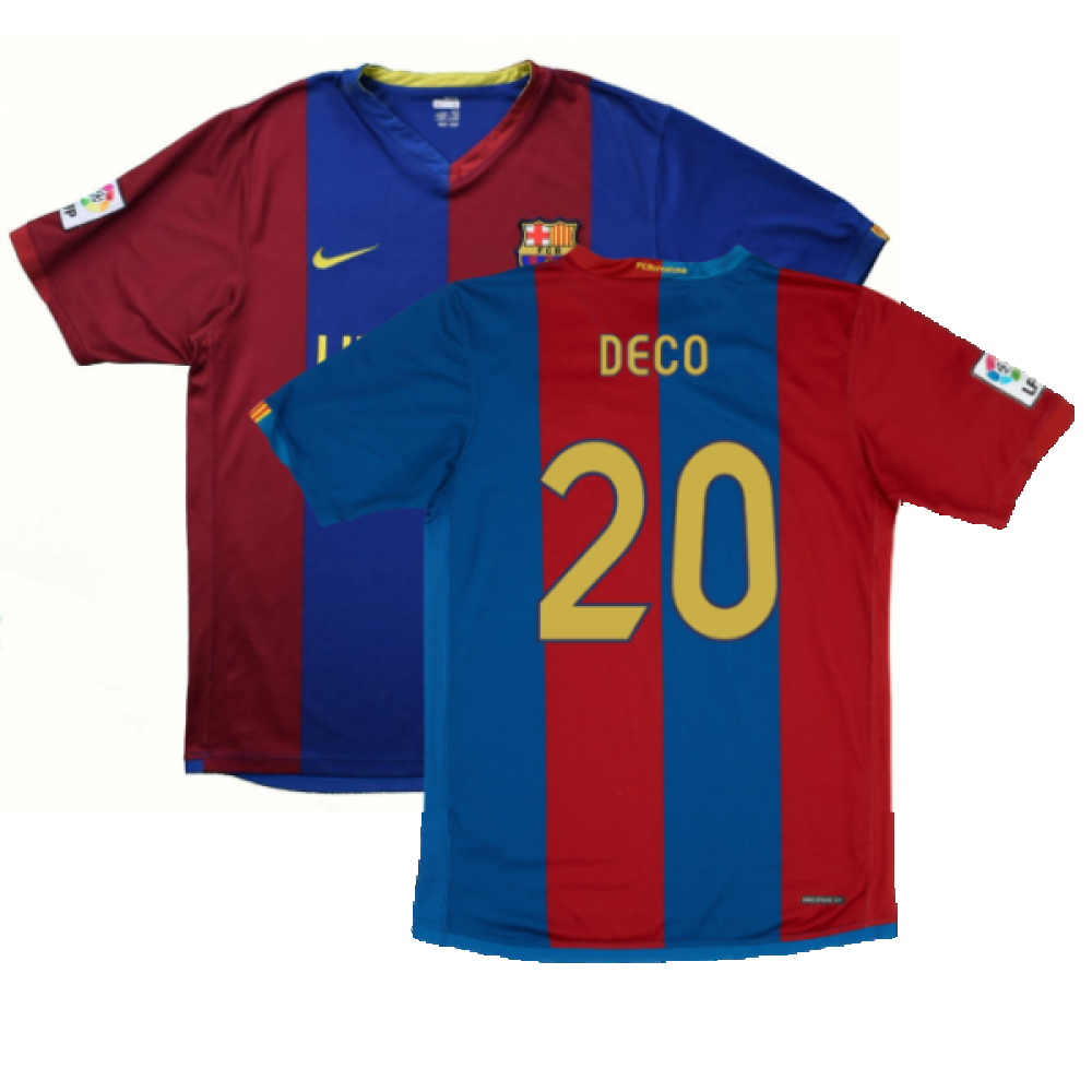 Barcelona 2006-07 Home Shirt (L) (Very Good) (Deco 20)_0