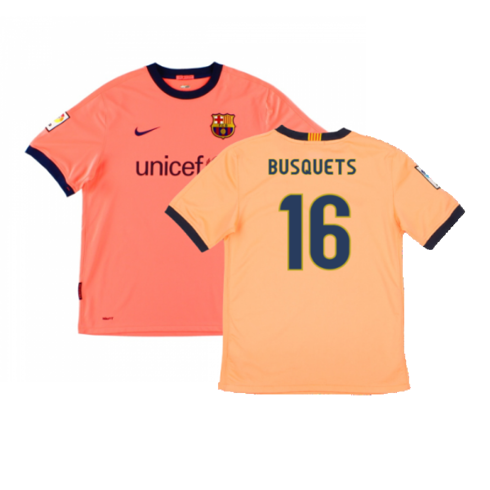 Barcelona 2009-10 Away Shirt (S) (Excellent) (Busquets 16)_0