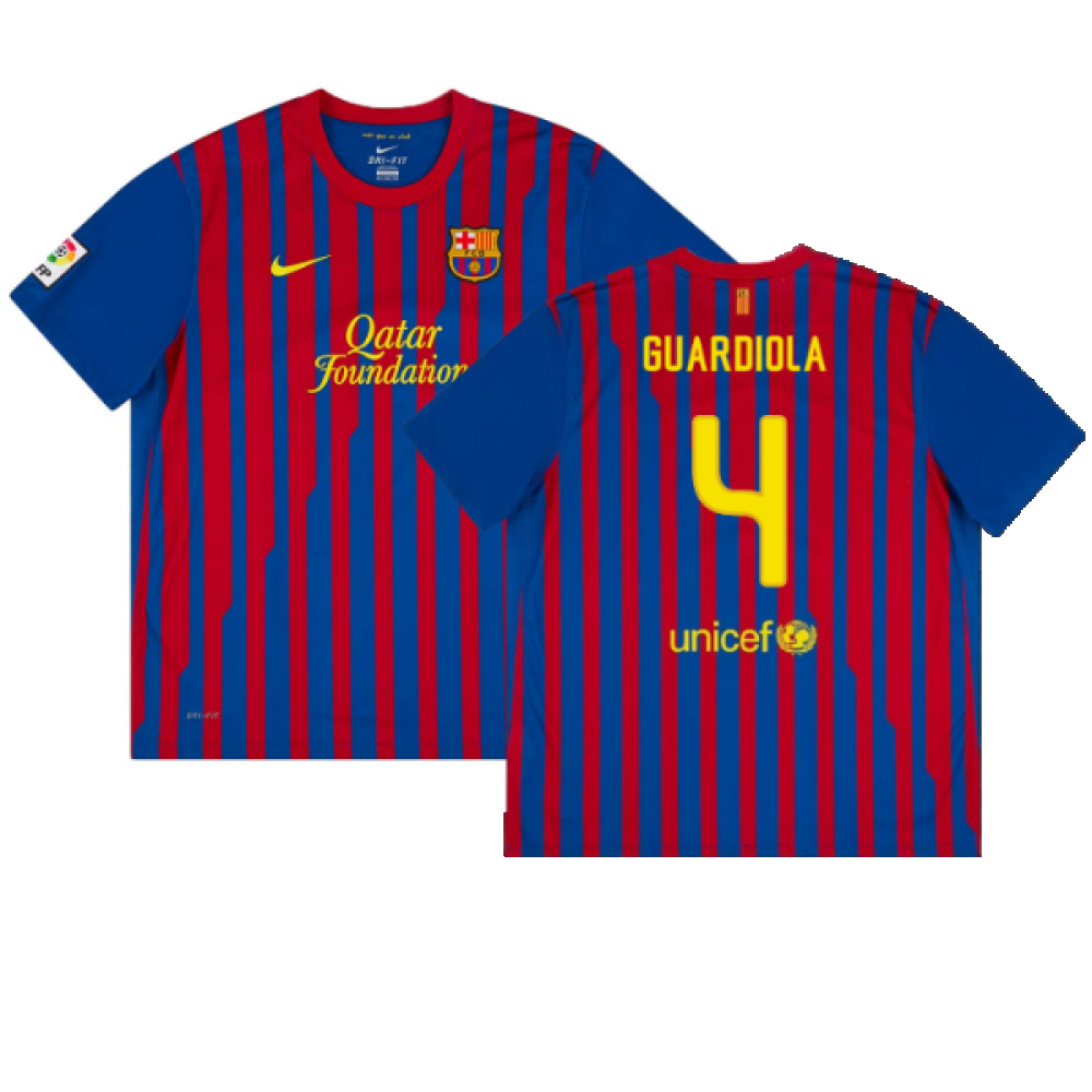 Barcelona 2011-12 Home Shirt (LB) (Good) (Guardiola 4)_0