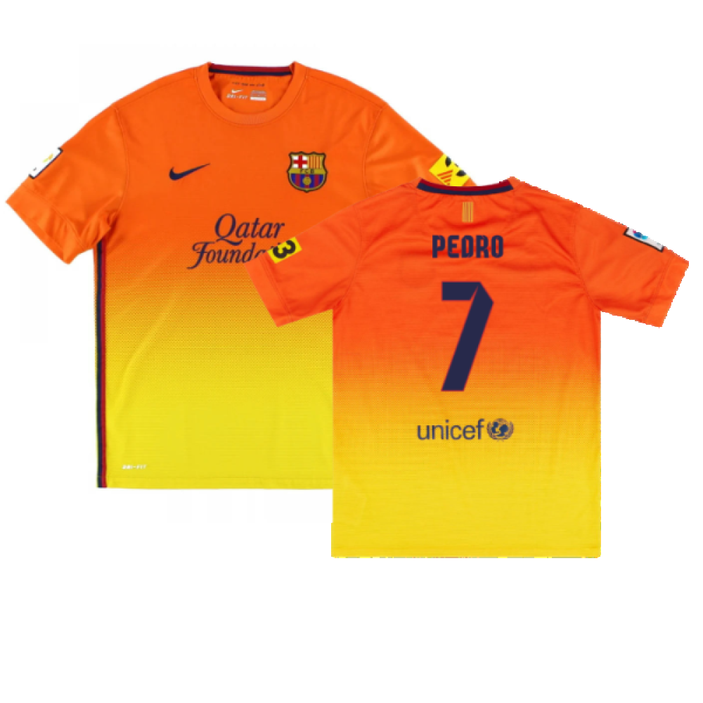 Barcelona 2012-13 Away Shirt (L) (Very Good) (Pedro 7)_0