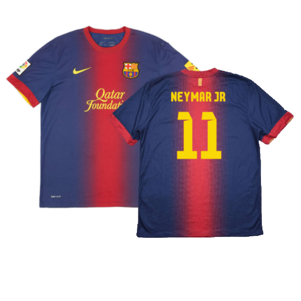 Barcelona 2012-13 Home Shirt (XL) (Excellent) (Neymar Jr 11)_0