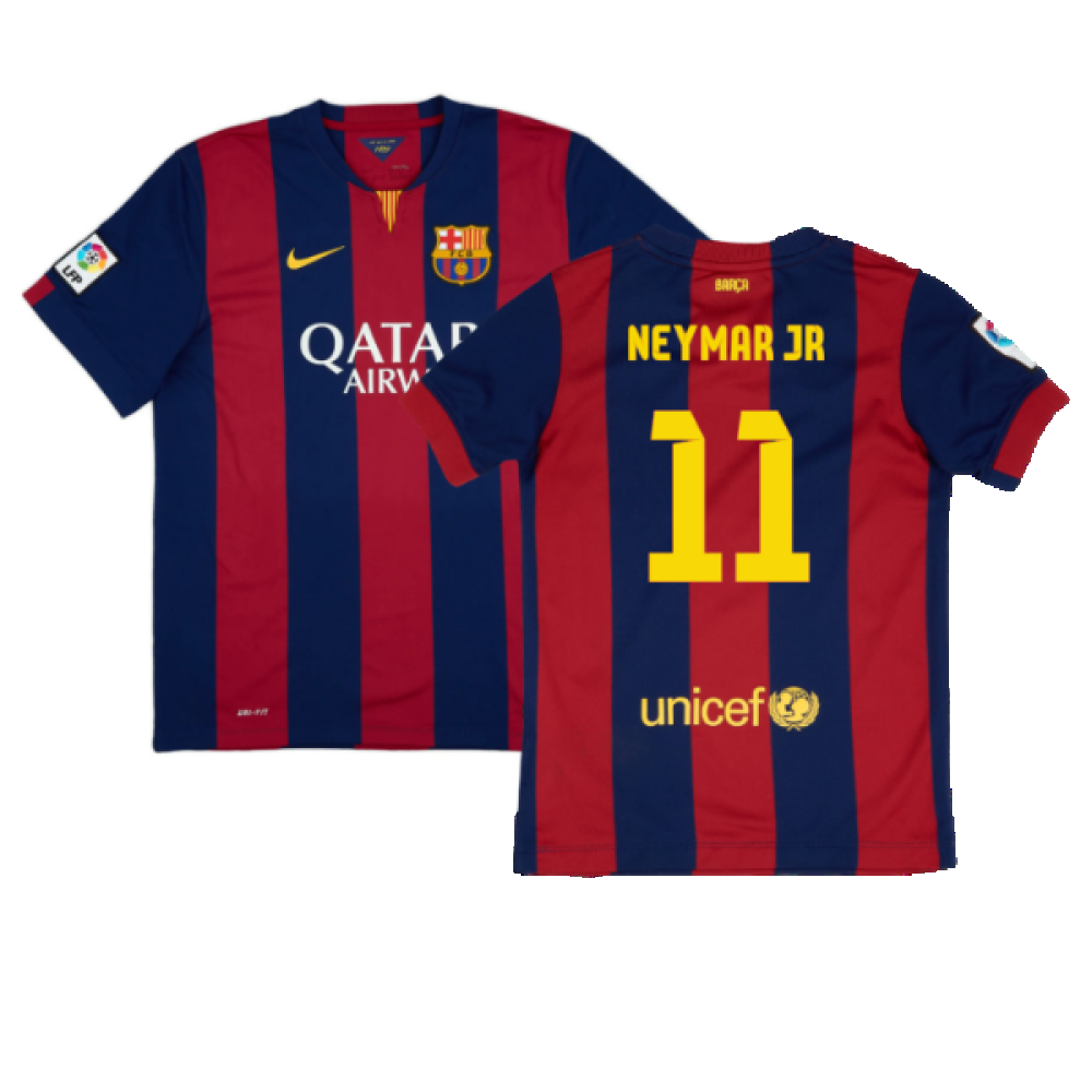 Barcelona 2014-15 home shirt (L) (Mint) (Neymar Jr 11)_0