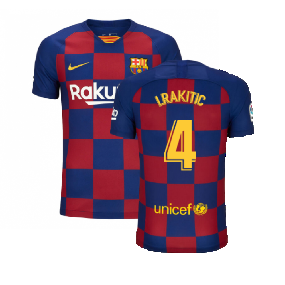 Barcelona 2019-20 Home Shirt (S) (BNWT) (I.RAKITIC 4)_0