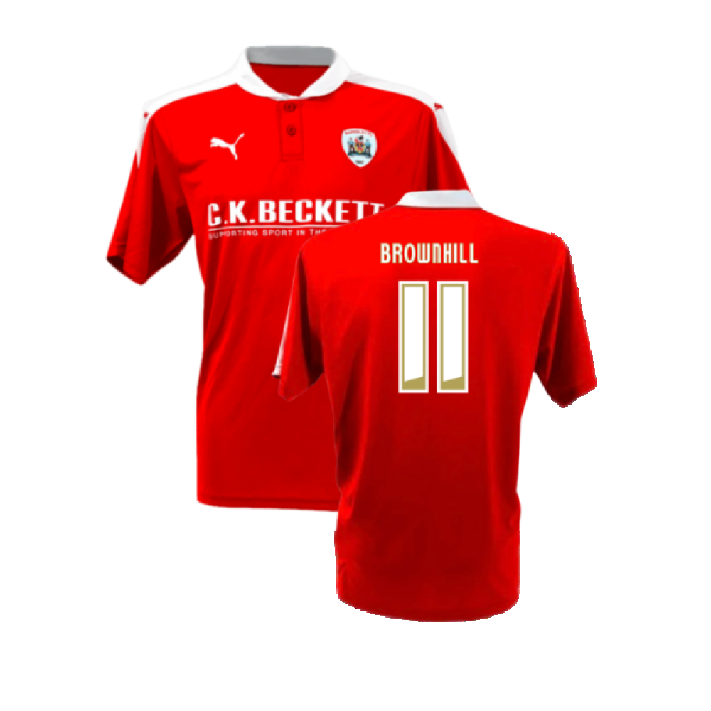 Barnsley 2015-16 Home Shirt (L) (Excellent) (Brownhill 11)_0