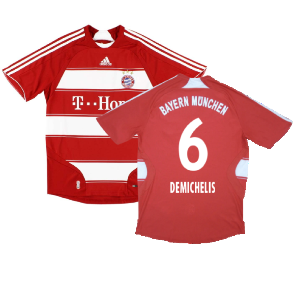 Bayern Munich 2007-09 Home (M) (Very Good) (Demichelis 6)_0