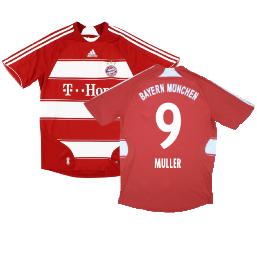 Bayern Munich 2007-09 Home (M) (Very Good) (Muller 9)_0