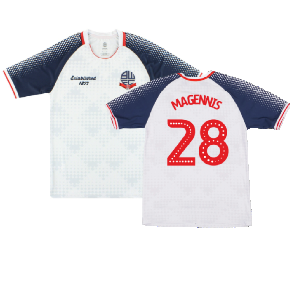 Bolton Wanderers 2019-20 Home Shirt (Sponsorless) (M) (Mint) (Magennis 28)_0