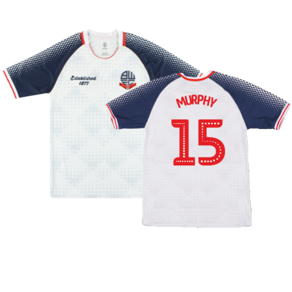 Bolton Wanderers 2019-20 Home Shirt (Sponsorless) (M) (Mint) (Murphy 15)_0