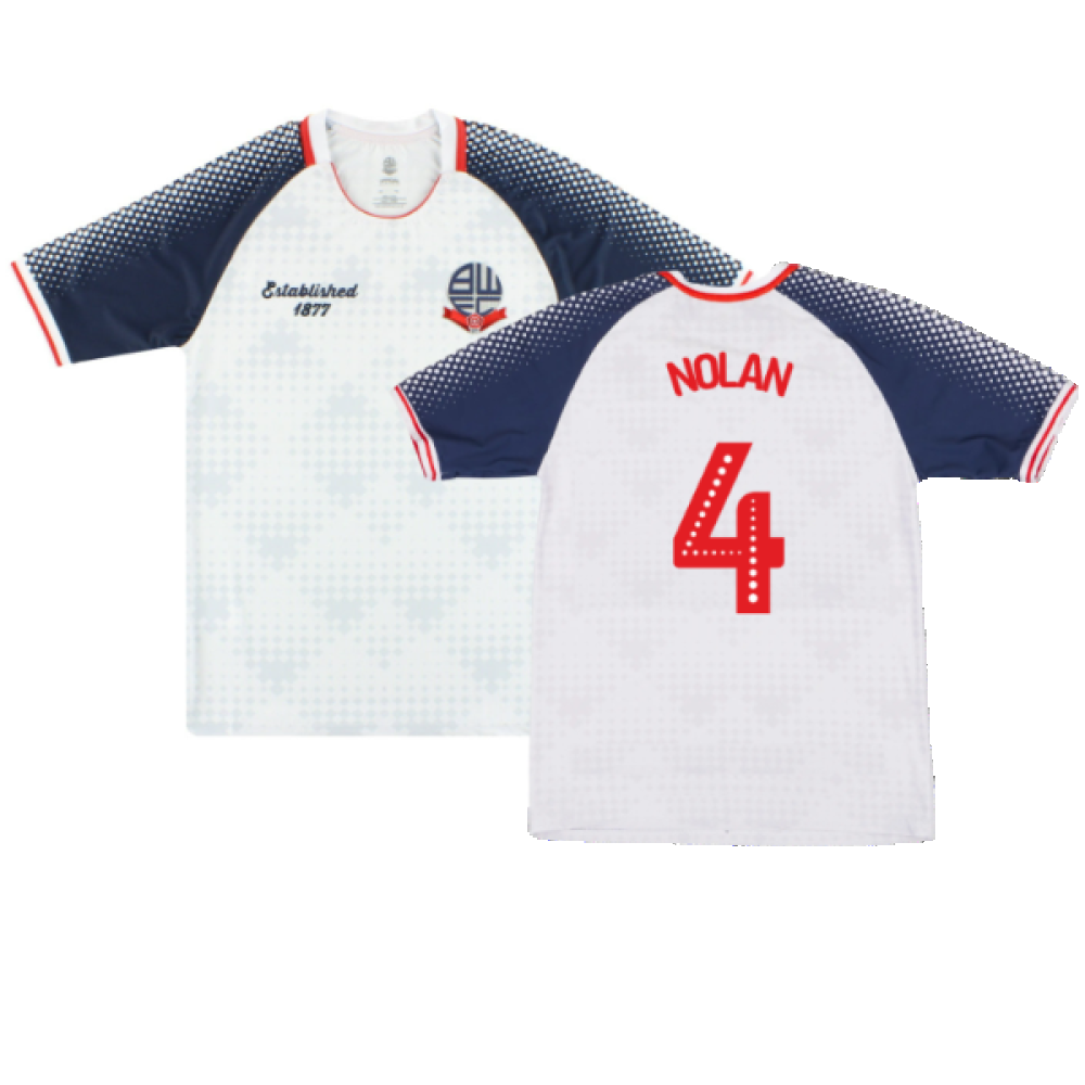 Bolton Wanderers 2019-20 Home Shirt (Sponsorless) (M) (Mint) (Nolan 4)_0