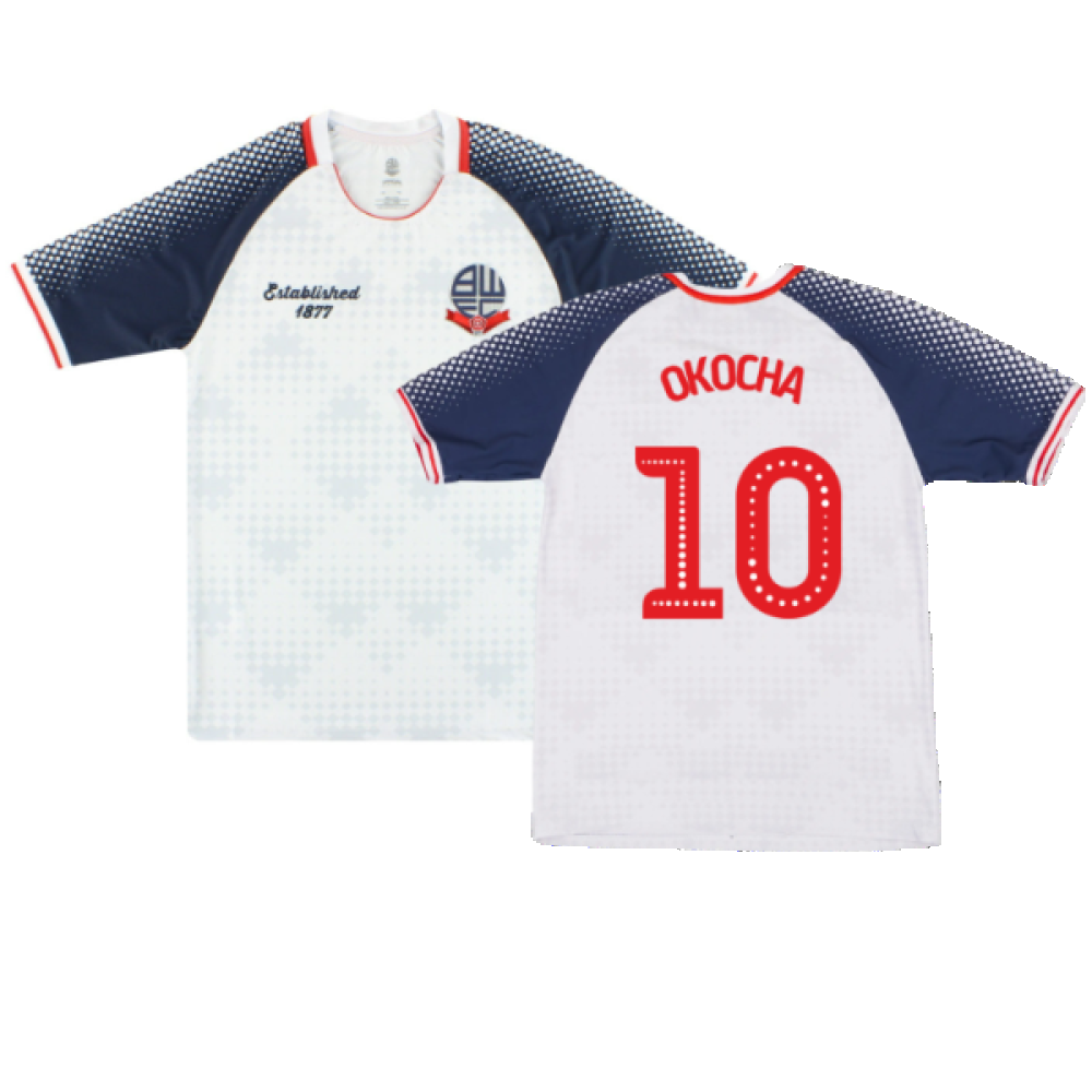 Bolton Wanderers 2019-20 Home Shirt (Sponsorless) (M) (Mint) (Okocha 10)_0