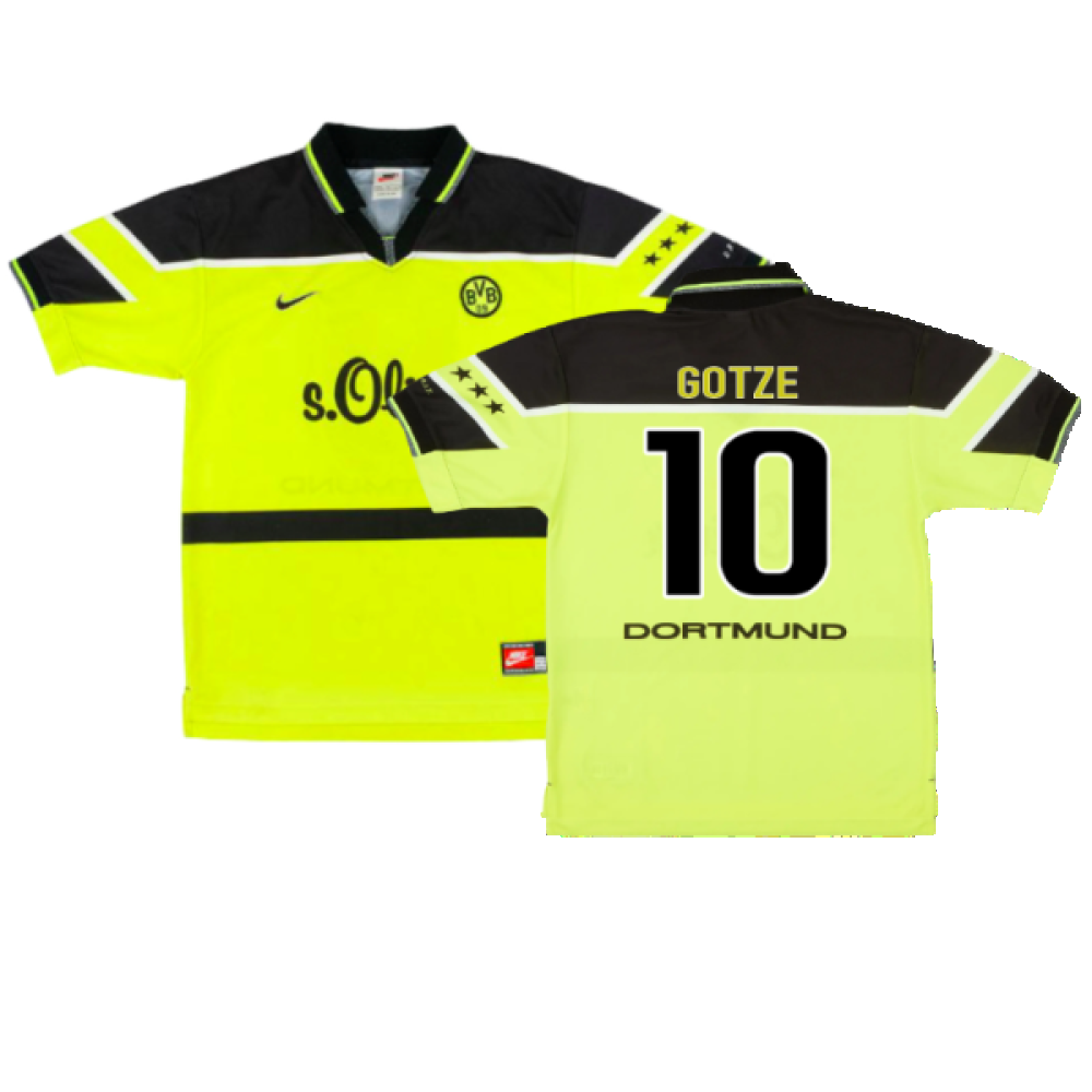 Borussia Dortmund 1997-1998 Home Shirt (L) (Excellent) (Gotze 10)_0