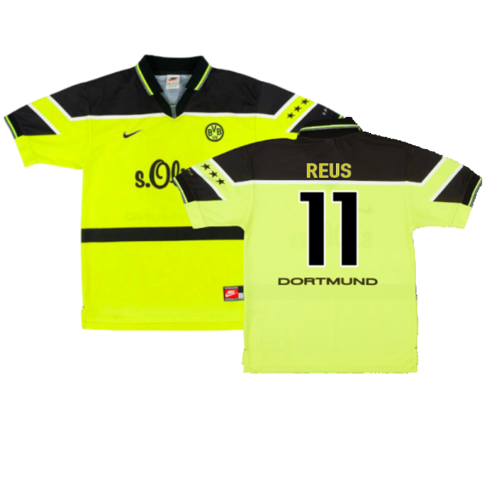 Borussia Dortmund 1997-1998 Home Shirt (L) (Excellent) (Reus 11)_0