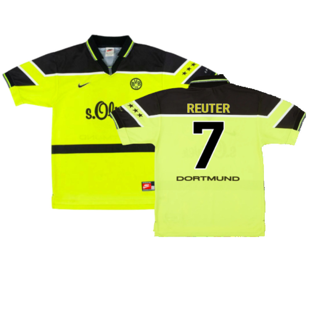 Borussia Dortmund 1997-1998 Home Shirt (L) (Excellent) (Reuter 7)_0