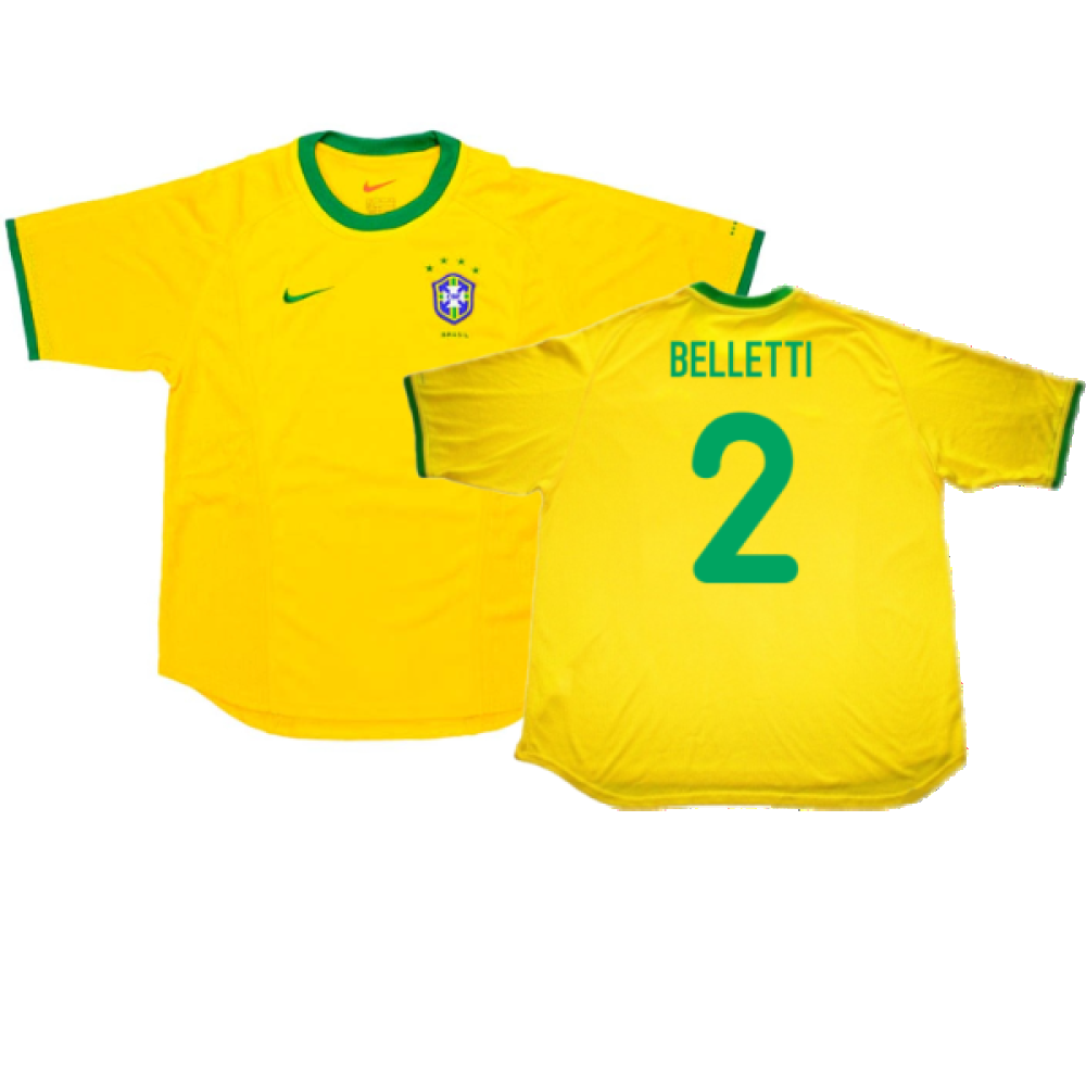 Brazil 2000-02 Home Shirt (L) (Very Good) (Belletti 2)_0