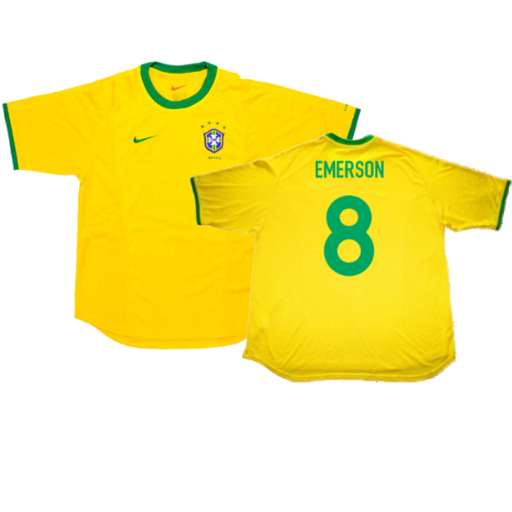 Brazil 2000-02 Home Shirt (L) (Very Good) (Emerson 8)_0