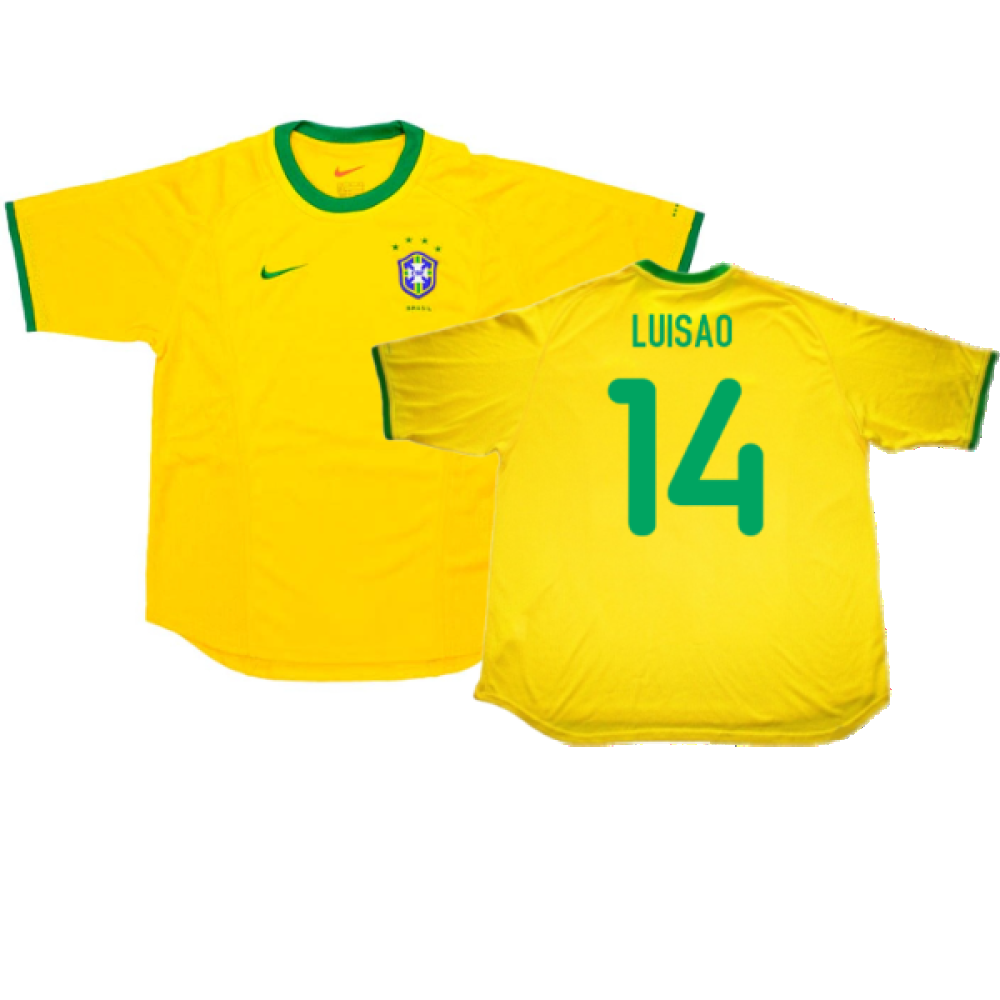 Brazil 2000-02 home Shirt (Excellent) (Luisao 14)_0