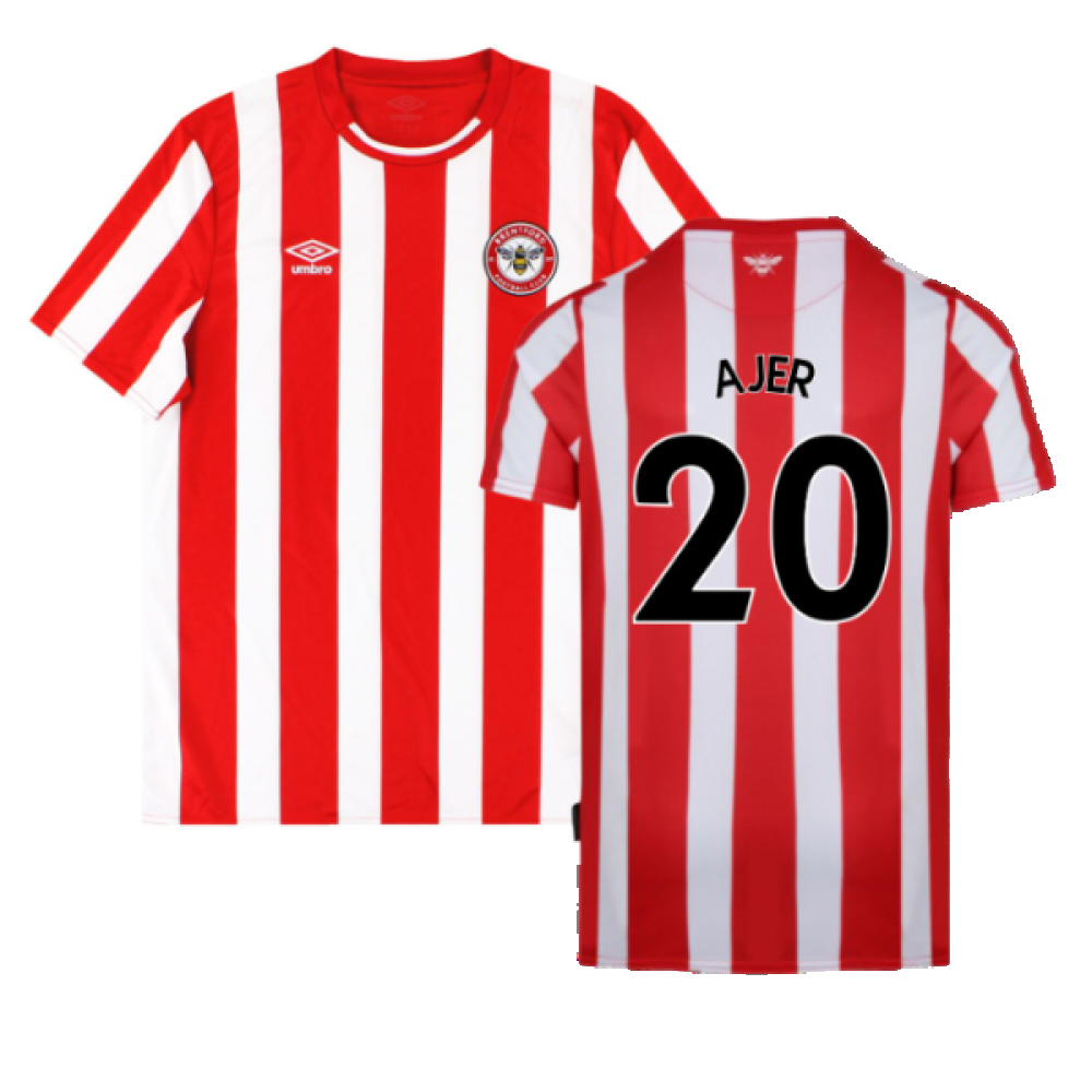 Brentford 2021-23 Home Shirt (S) (Excellent) (AJER 20)_0