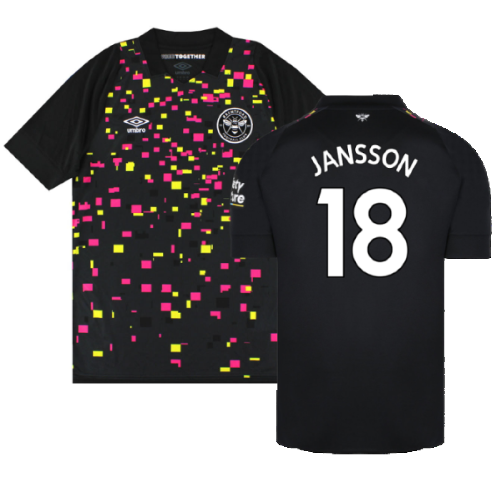 Brentford 2022-23 Third Shirt (Sponsorless) (M) (Excellent) (JANSSON 18)_0