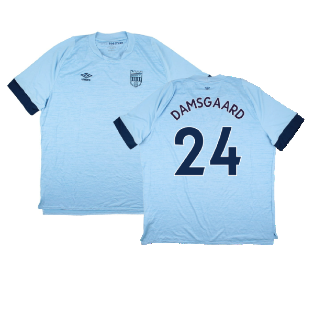 Brentford 2022-24 Away Shirt (Sponsorless) (3XL) (Excellent) (DAMSGAARD 24)_0