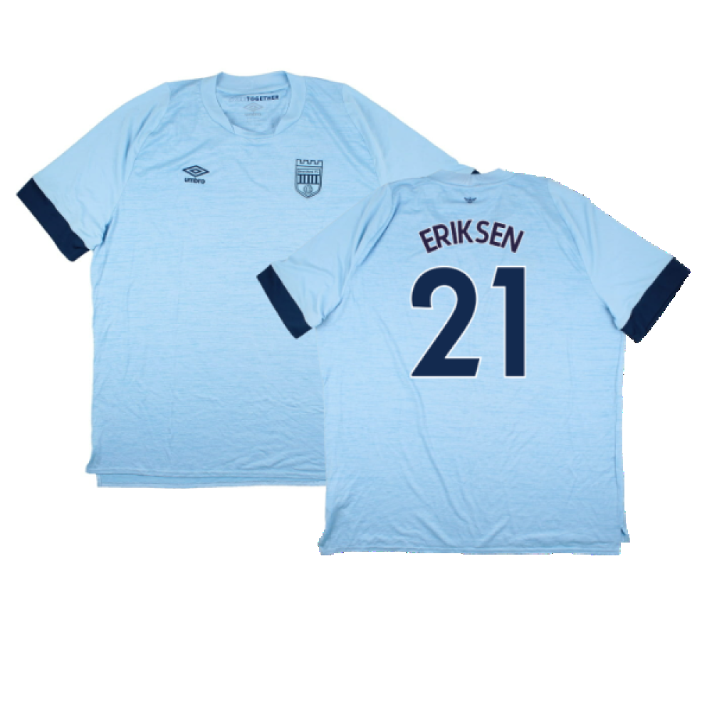 Brentford 2022-24 Away Shirt (Sponsorless) (3XL) (Excellent) (ERIKSEN 21)_0