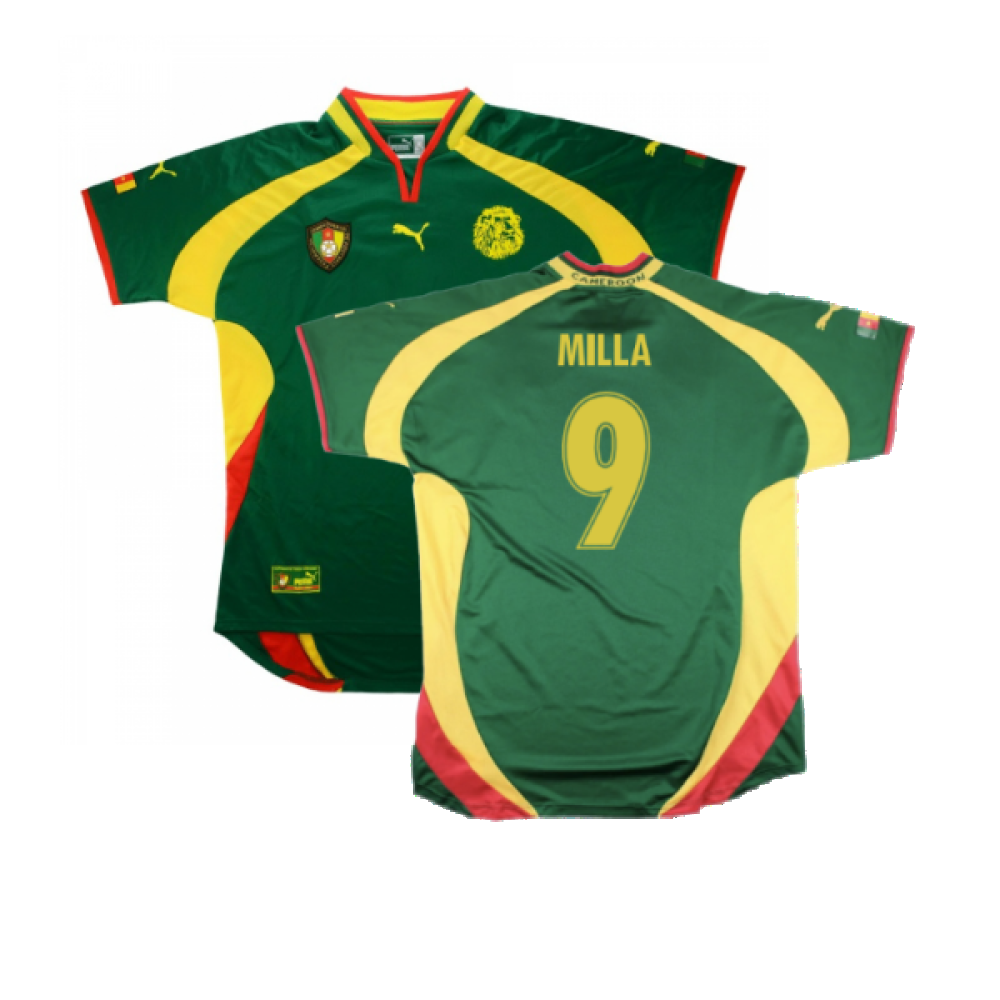 Cameroon 2000-02 Home Shirt (XL) (Very Good) (Milla 9)_0