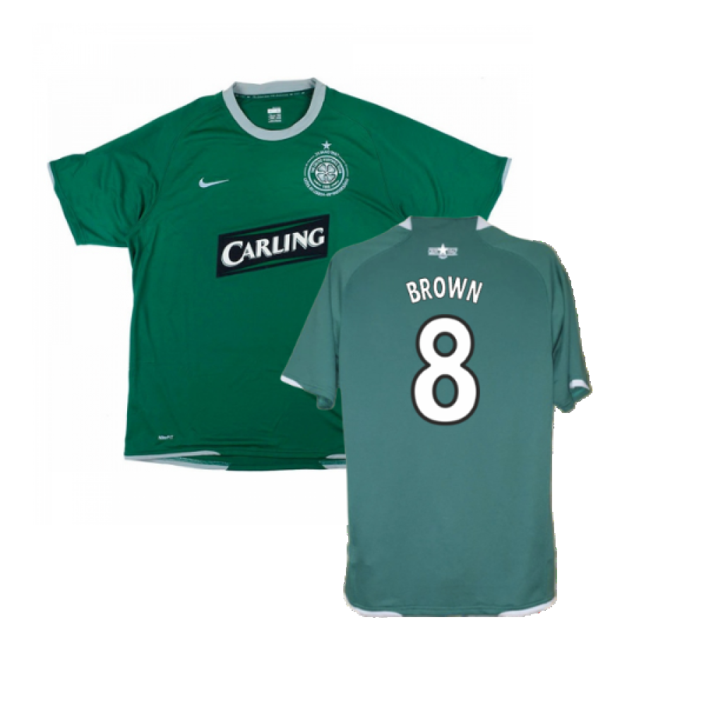 Celtic 2007-08 Away Shirt (Mint) (Brown 8)_0