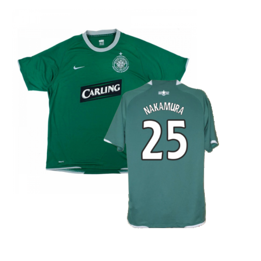 Celtic 2007-08 Away Shirt (Mint) (Nakamura 25)_0