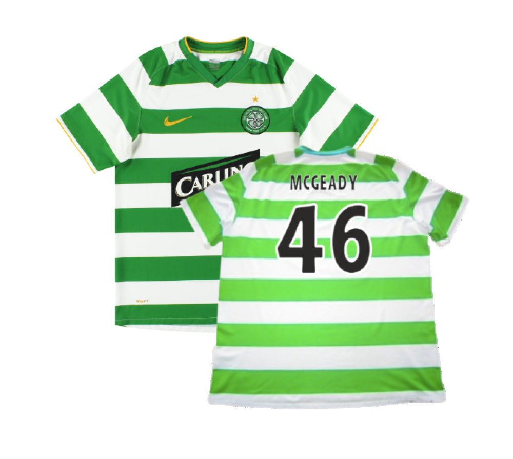 Celtic 2008-10 Home Shirt (M) (Good) (McGeady 46)_0