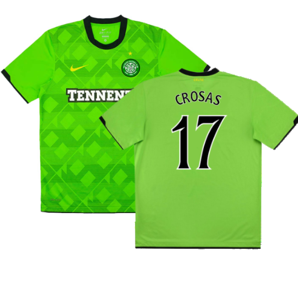 Celtic 2010-11 Away Shirt (XL) (Mint) (Crosas 17)_0