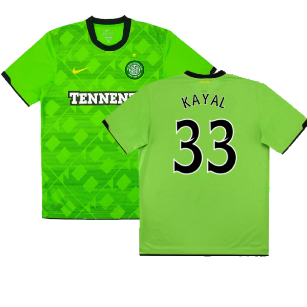 Celtic 2010-11 Away Shirt (XL) (Mint) (Kayal 33)_0