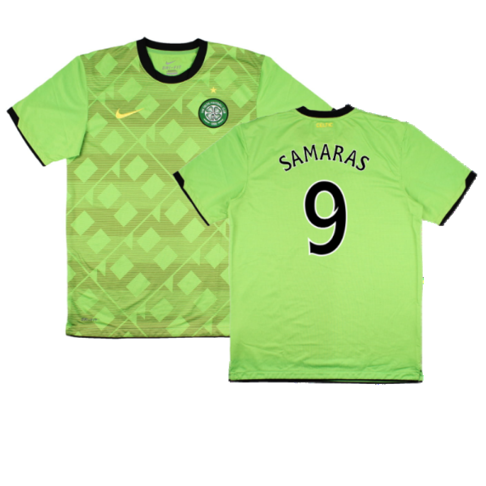 Celtic 2010-11 Away Shirt (Sponsorless) (M) (Excellent) (Samaras 9)_0