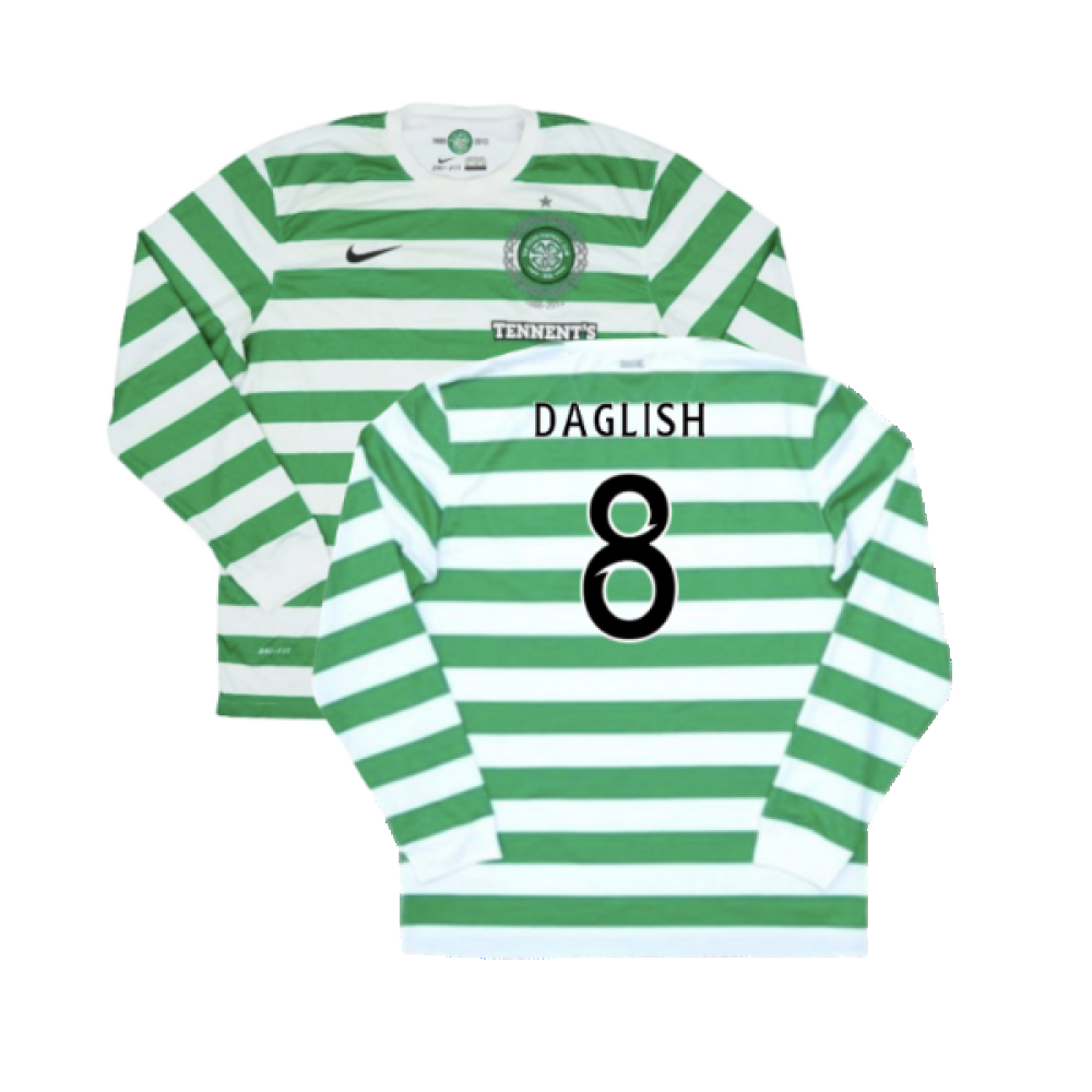 Celtic 2012-13 Long Sleeved Home Shirt (XL) (Excellent) (Daglish 8)_0