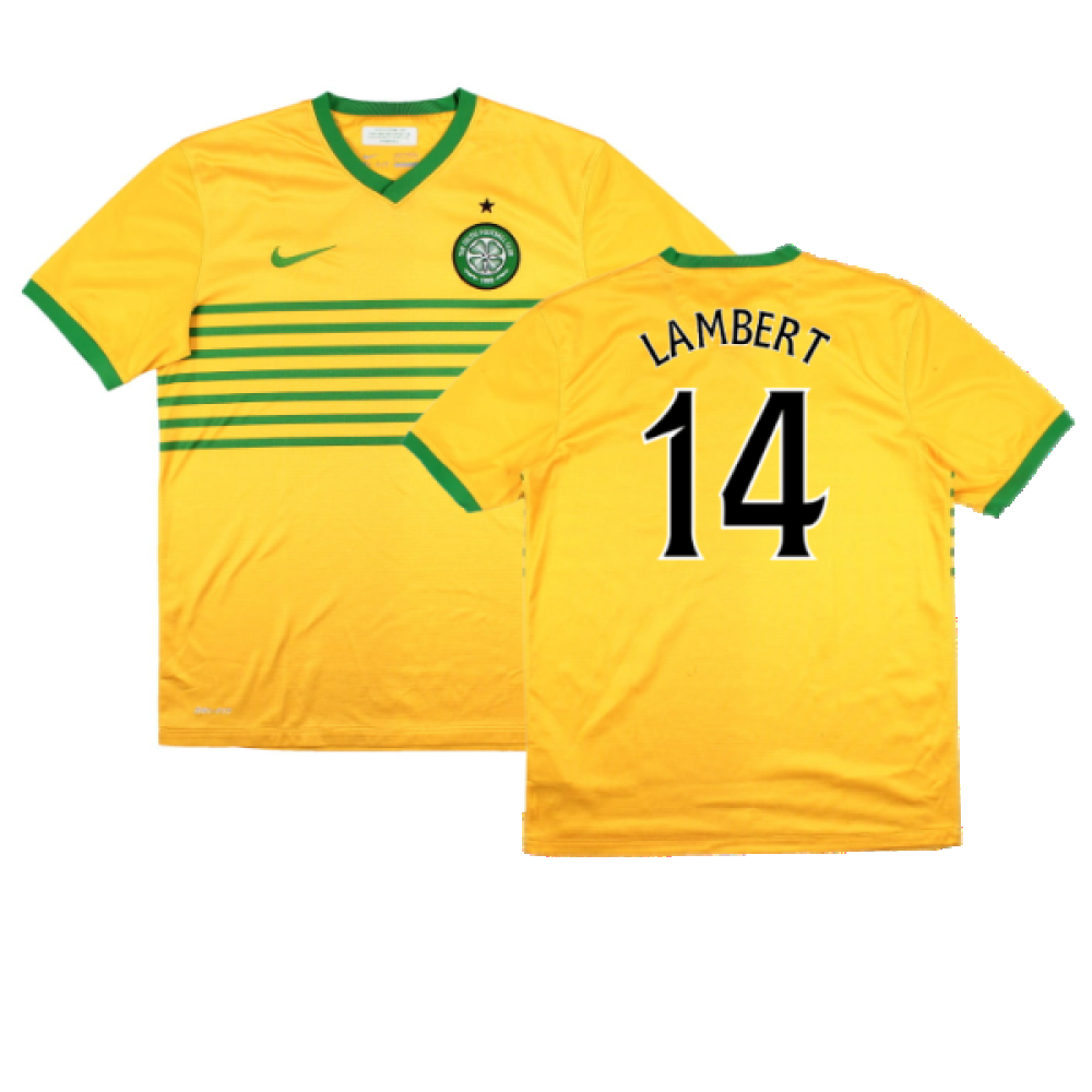 Celtic 2013-14 Away Shirt (Sponsorless) (XL Boys) (Good) (Lambert 14)_0