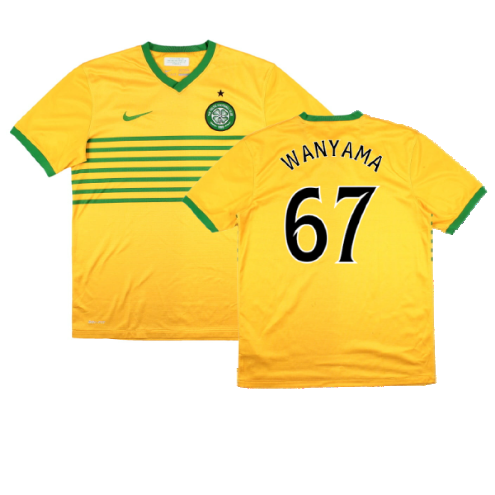 Celtic 2013-14 Away Shirt (Sponsorless) (XL Boys) (Good) (Wanyama 67)_0