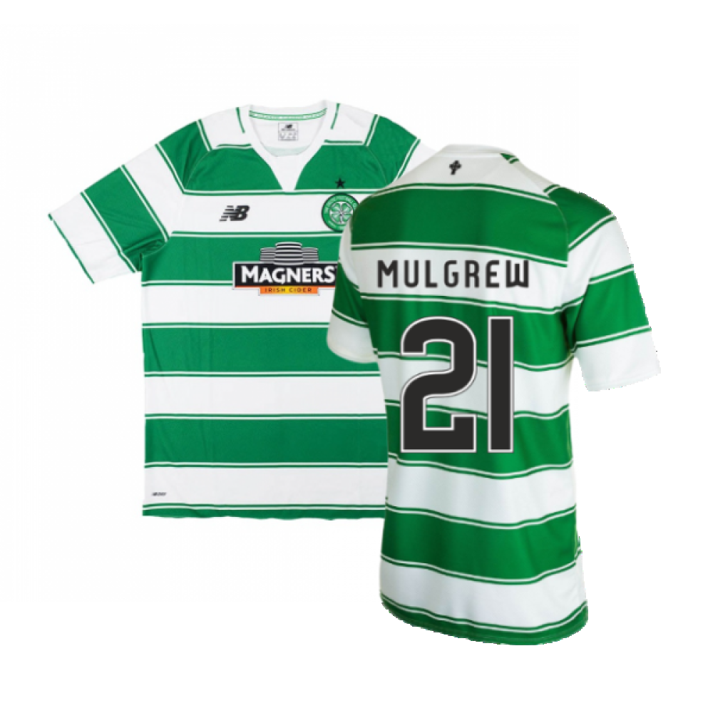 Celtic 2015-16 Home Shirt (Excellent) (Mulgrew 21)_0