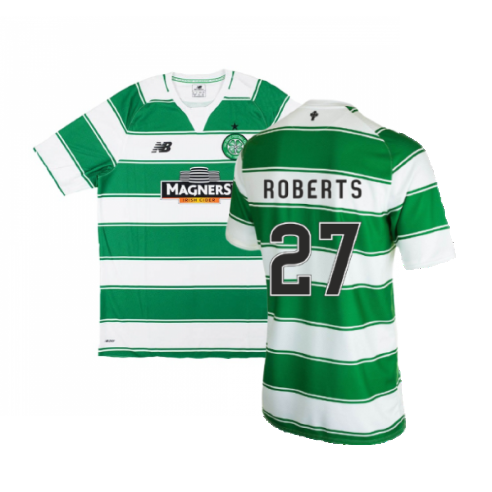 Celtic 2015-16 Home Shirt (Excellent) (Roberts 27)_0