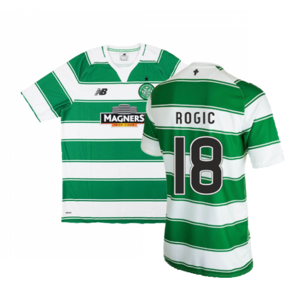 Celtic 2015-16 Home Shirt (Excellent) (Rogic 18)_0