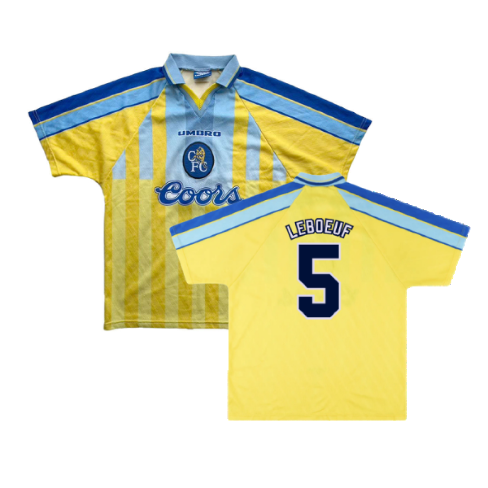 Chelsea 1996-97 Away Shirt (Excellent) (Leboeuf 5)_0