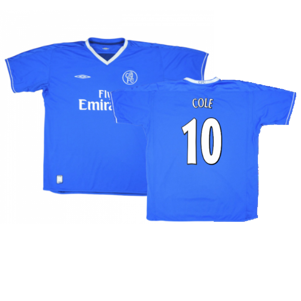 Chelsea 2003-05 Home Shirt (S) (Very Good) (Cole 10)_0