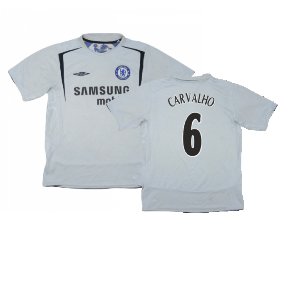 Chelsea 2005-06 Away Shirt (2XL) (Good) (Carvalho 6)_0