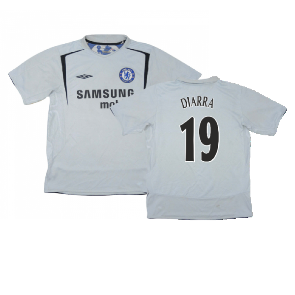 Chelsea 2005-06 Away Shirt (2XL) (Good) (Diarra 19)_0